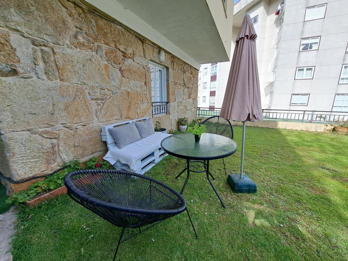 Baiona, 3 Dormitorios Con Jardin Bagian luar foto
