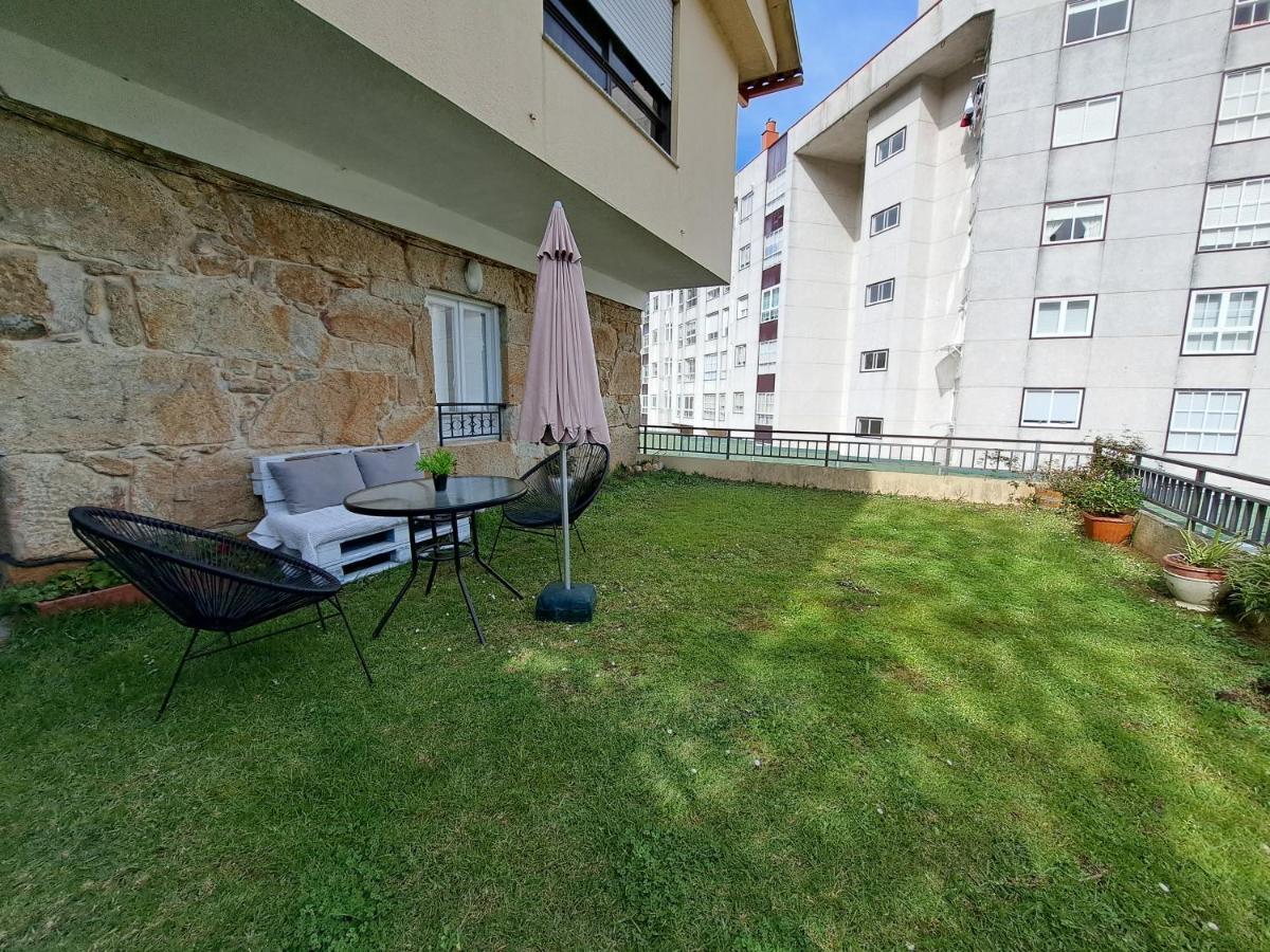 Baiona, 3 Dormitorios Con Jardin Bagian luar foto
