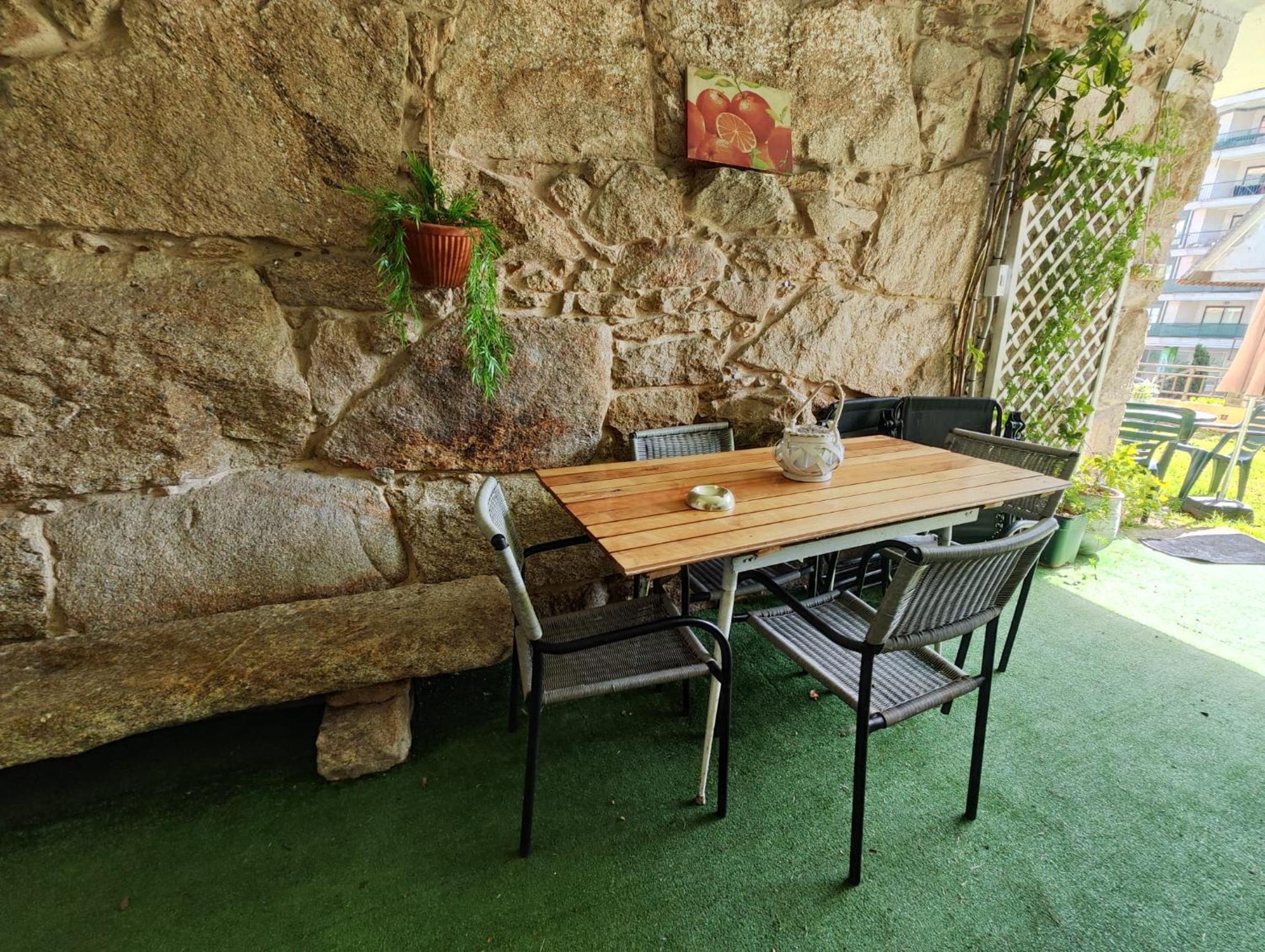 Baiona, 3 Dormitorios Con Jardin Bagian luar foto